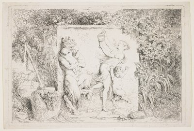 The Satyrs Dance by Jean Honore Fragonard